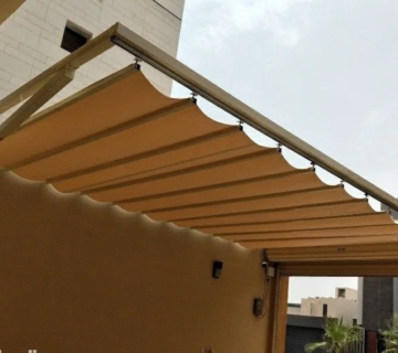 مظلات سيارات مظلة متحركة يدوي مظلة متحركة كهرباء