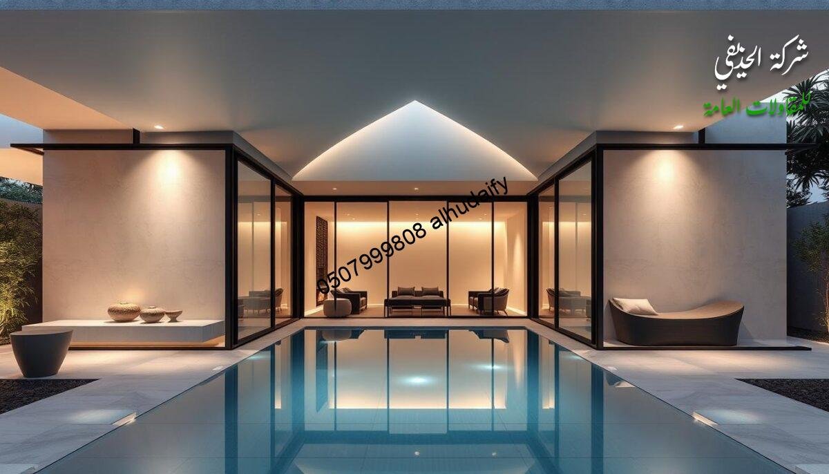 A contemporary geometric architectural design showcasing the precision and elegance of a luxurious outdoor extension. Featuring a harmonious blend of clean lines, sharp angles, and seamless glass walls that seamlessly integrate the interior and exterior spaces. Illuminated by soft, diffused natural lighting, this sleek, modern structure exudes a sense of refined sophistication and tranquility. The minimalist palette of neutral tones and muted hues creates a serene, calming ambiance, inviting visitors to bask in the serene, contemplative atmosphere. The architectural details, such as the precise placement of the structural elements and the meticulous attention to symmetry, highlight the exceptional craftsmanship and the designer's keen eye for detail.