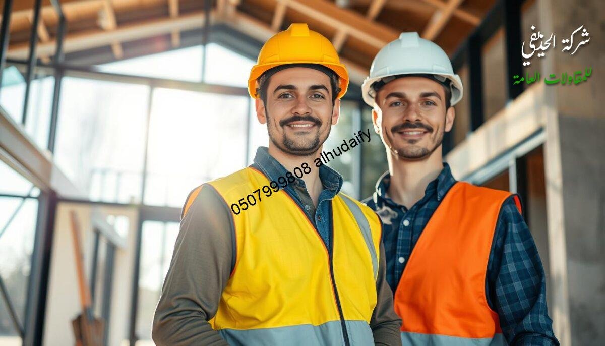 A skilled construction worker in a hardhat and reflective vest, standing proudly amidst a half-built structure. The background features a partially constructed glass-and-steel addition, with clean, modern lines and large windows that let in abundant natural light. Sunlight filters through the glass, casting a warm, inviting glow over the scene. The worker's expression conveys a sense of professionalism and dedication, reflecting the quality and care he puts into his work. The overall atmosphere evokes a sense of progress, innovation, and the careful attention to detail that defines high-end interior finishing projects.