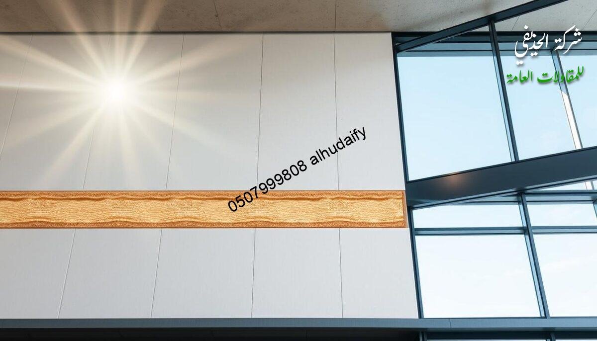 A sleek, well-insulated sandwich panel wall, showcasing the intricate layers of thermal and acoustic insulation, illuminated by natural light streaming through a large, panoramic window. The meticulously engineered panel system, designed for effortless construction, demonstrates the perfect balance of strength and lightweight efficiency. Captured in a crisp, architectural perspective, the image highlights the sophisticated insulation solution, seamlessly integrated into the modern building design. The scene exudes a sense of quality, innovation, and energy-conscious construction, aligning with the article's focus on the versatility and performance of sandwich panel systems.