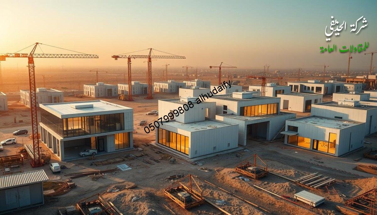 A sprawling construction site nestled in the heart of Dammam, where cutting-edge engineering techniques converge to create modern architectural marvels. Sleek, glass-walled annexes and sunlit, insulated panel rooms rise amidst a symphony of activity. Precise measurements, intricate blueprints, and the hum of machinery weave a tapestry of innovative design. Warm, diffused lighting casts a contemplative glow, guiding the viewer's eye towards the thoughtfully crafted structures. Elegant, minimalist forms blend seamlessly with the surrounding landscape, a testament to the region's emerging architectural prowess. This image encapsulates the "Useful Engineering Tips" that underpin the latest construction advancements in the Eastern Province.