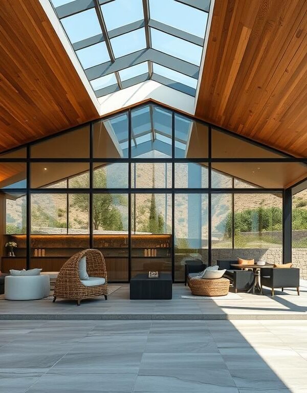 بناء غرف زجاجية