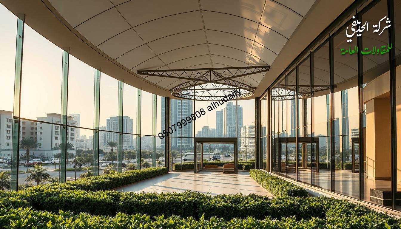 بناء مجالس زجاجية