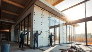 تركيب ألواح الساندوتش بانل