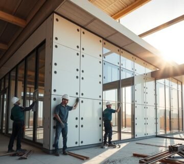 تركيب ألواح الساندوتش بانل