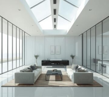 غرف الزجاج الحديثة