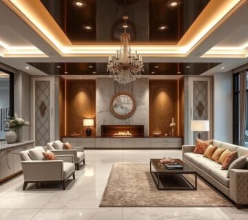 مقاول تشطيب داخلي فاخر