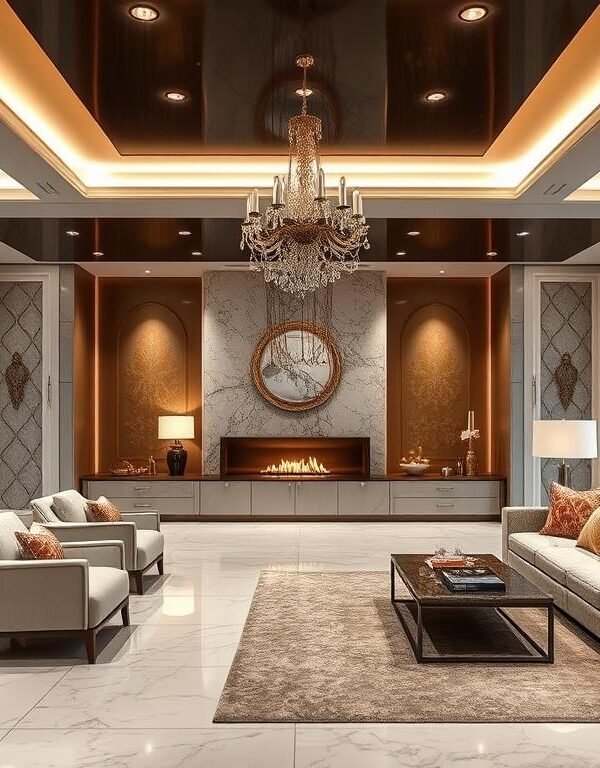 مقاول تشطيب داخلي فاخر