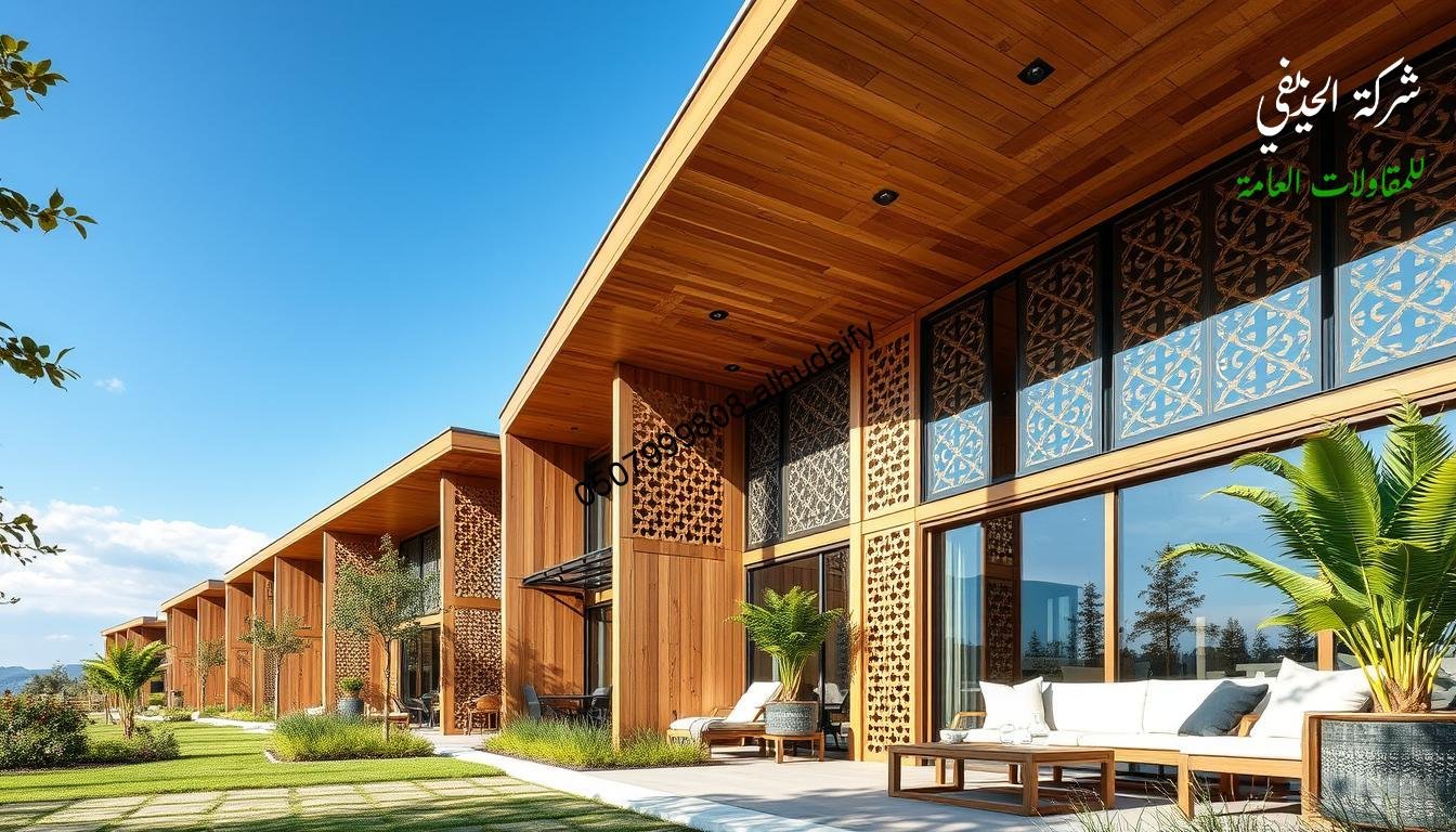 ملاحق خشبية عصرية