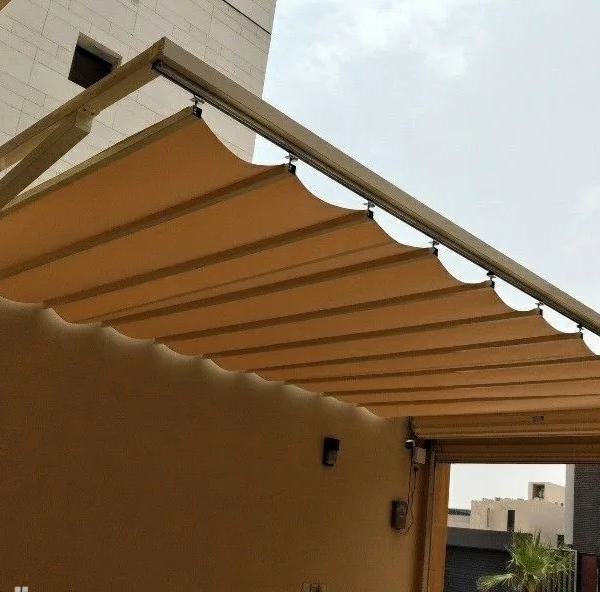 مظلات سيارات مظلة متحركة يدوي مظلة متحركة كهرباء