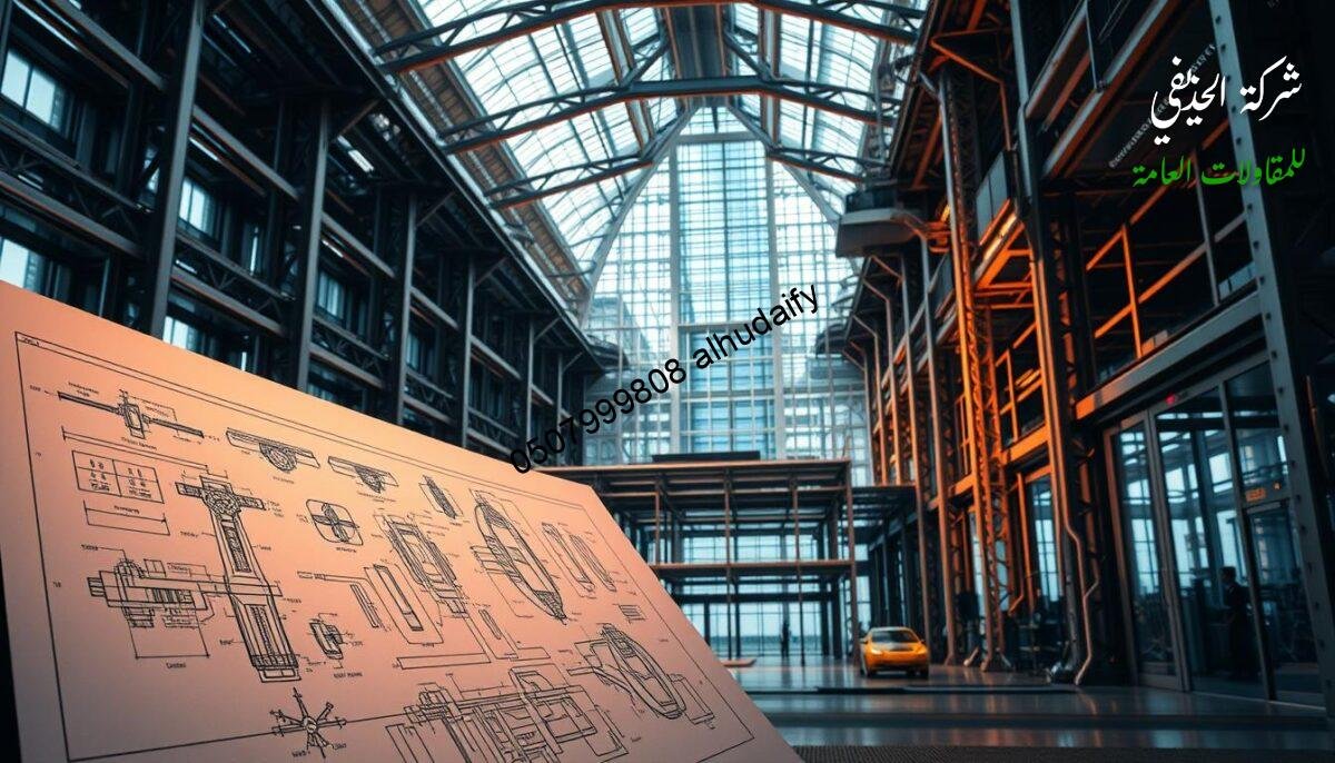 A futuristic industrial landscape with sleek metal structures and intricate architectural elements. In the foreground, a detailed schematic diagram showcases various engineering principles and design techniques, illuminated by a warm, indirect lighting that casts dramatic shadows. The middle ground features a partially constructed metal frame, highlighting the careful assembly and attention to structural integrity. In the background, a towering glass-enclosed atrium rises, its transparent walls reflecting the surrounding environment. The overall atmosphere conveys a sense of innovation, precision, and the harmonious integration of form and function. A futuristic industrial landscape with sleek metal structures and intricate architectural elements. In the foreground, a detailed schematic diagram showcases various engineering principles and design techniques, illuminated by a warm, indirect lighting that casts dramatic shadows. The middle ground features a partially constructed metal frame, highlighting the careful assembly and attention to structural integrity. In the background, a towering glass-enclosed atrium rises, its transparent walls reflecting the surrounding environment. The overall atmosphere conveys a sense of innovation, precision, and the harmonious integration of form and function.