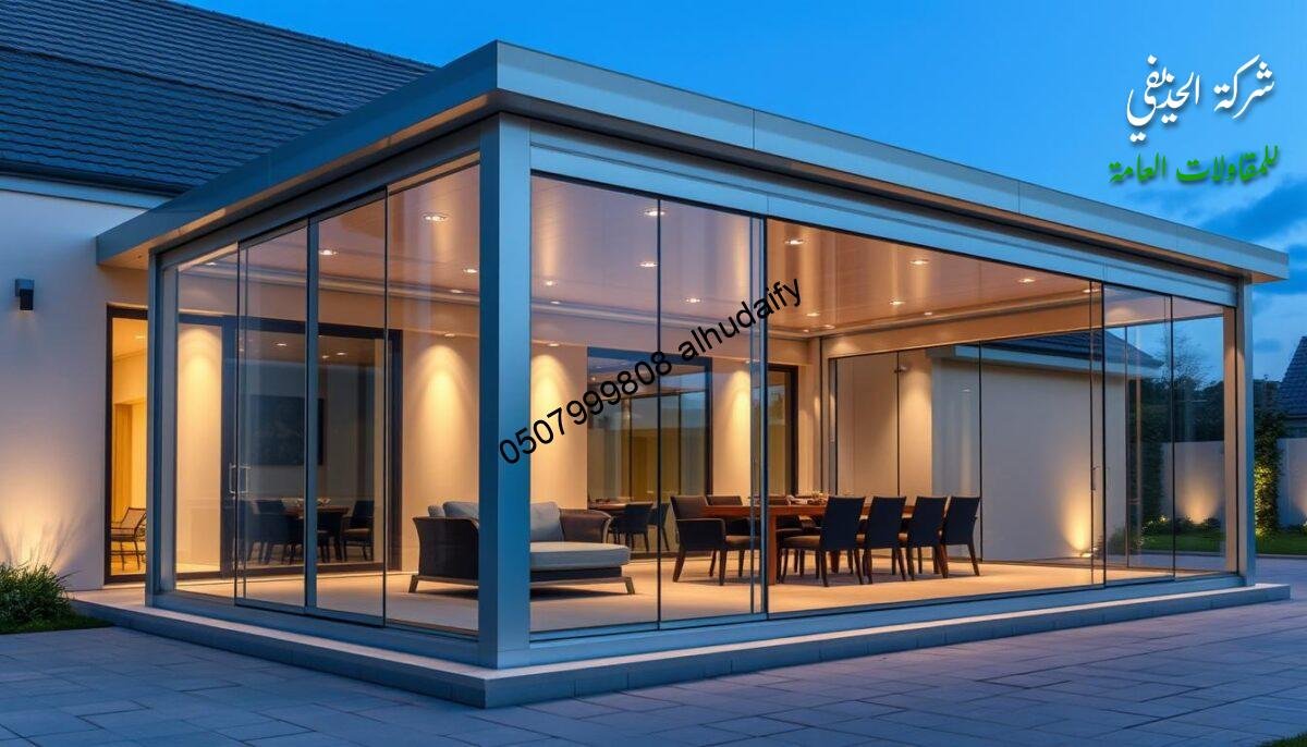 A modern glass gazebo structure with clean, sleek lines and high-quality materials. Gleaming, tempered glass panels are seamlessly integrated into the surrounding aluminum frame, creating an elegant and expansive outdoor living space. The gazebo is situated on a paved patio with subtle ambient lighting, casting a warm, inviting glow. The overall design emphasizes minimalism, functionality, and a harmonious blend of indoor and outdoor living. The scene conveys a sense of luxury, sophistication, and thoughtful architectural craftsmanship. A modern glass gazebo structure with clean, sleek lines and high-quality materials. Gleaming, tempered glass panels are seamlessly integrated into the surrounding aluminum frame, creating an elegant and expansive outdoor living space. The gazebo is situated on a paved patio with subtle ambient lighting, casting a warm, inviting glow. The overall design emphasizes minimalism, functionality, and a harmonious blend of indoor and outdoor living. The scene conveys a sense of luxury, sophistication, and thoughtful architectural craftsmanship.